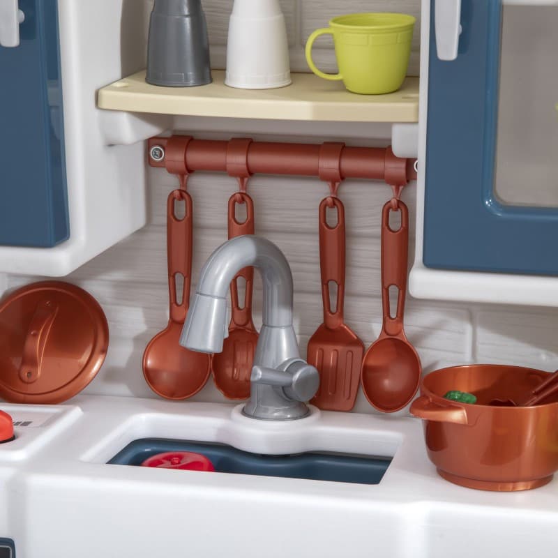 STEP2 Nowoczesna Realistyczna Kuchnia dla Dzieci z Wieloma Akcesoriami