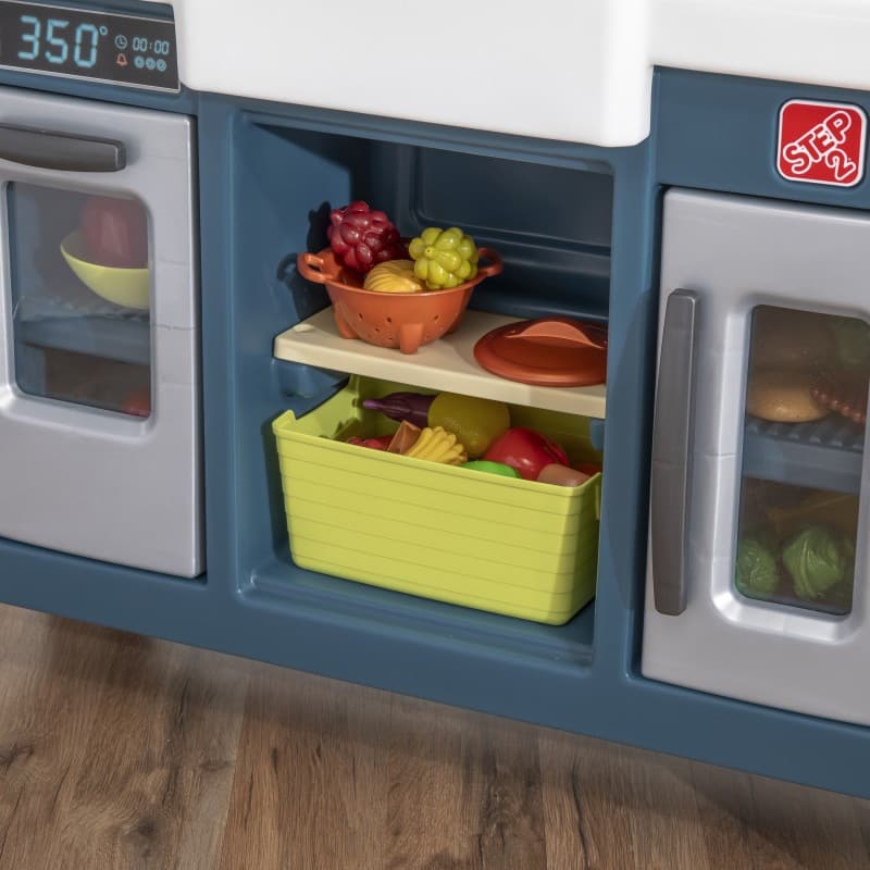 STEP2 Nowoczesna Realistyczna Kuchnia dla Dzieci z Wieloma Akcesoriami