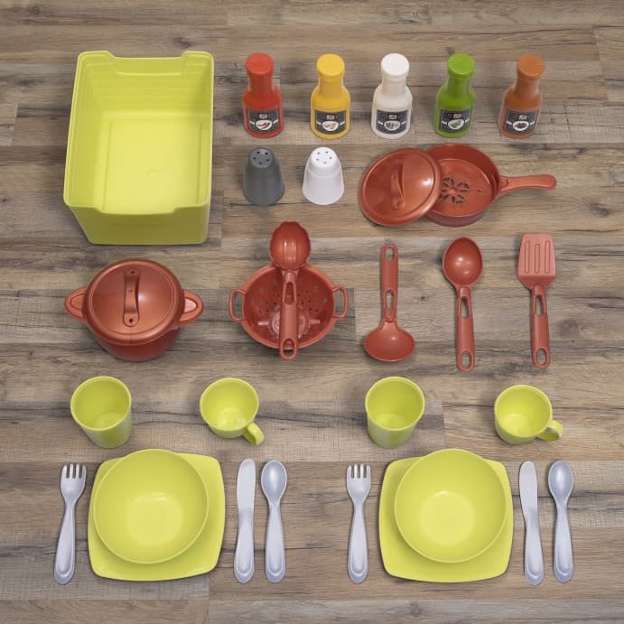 STEP2 Nowoczesna Realistyczna Kuchnia dla Dzieci z Wieloma Akcesoriami