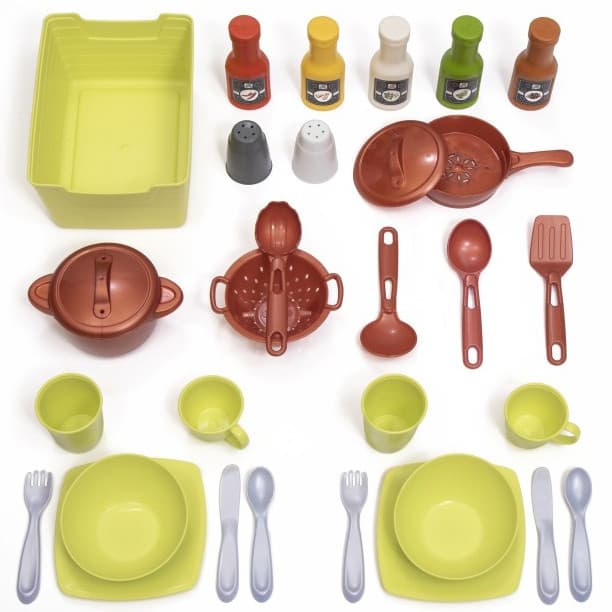 STEP2 Nowoczesna Realistyczna Kuchnia dla Dzieci z Wieloma Akcesoriami