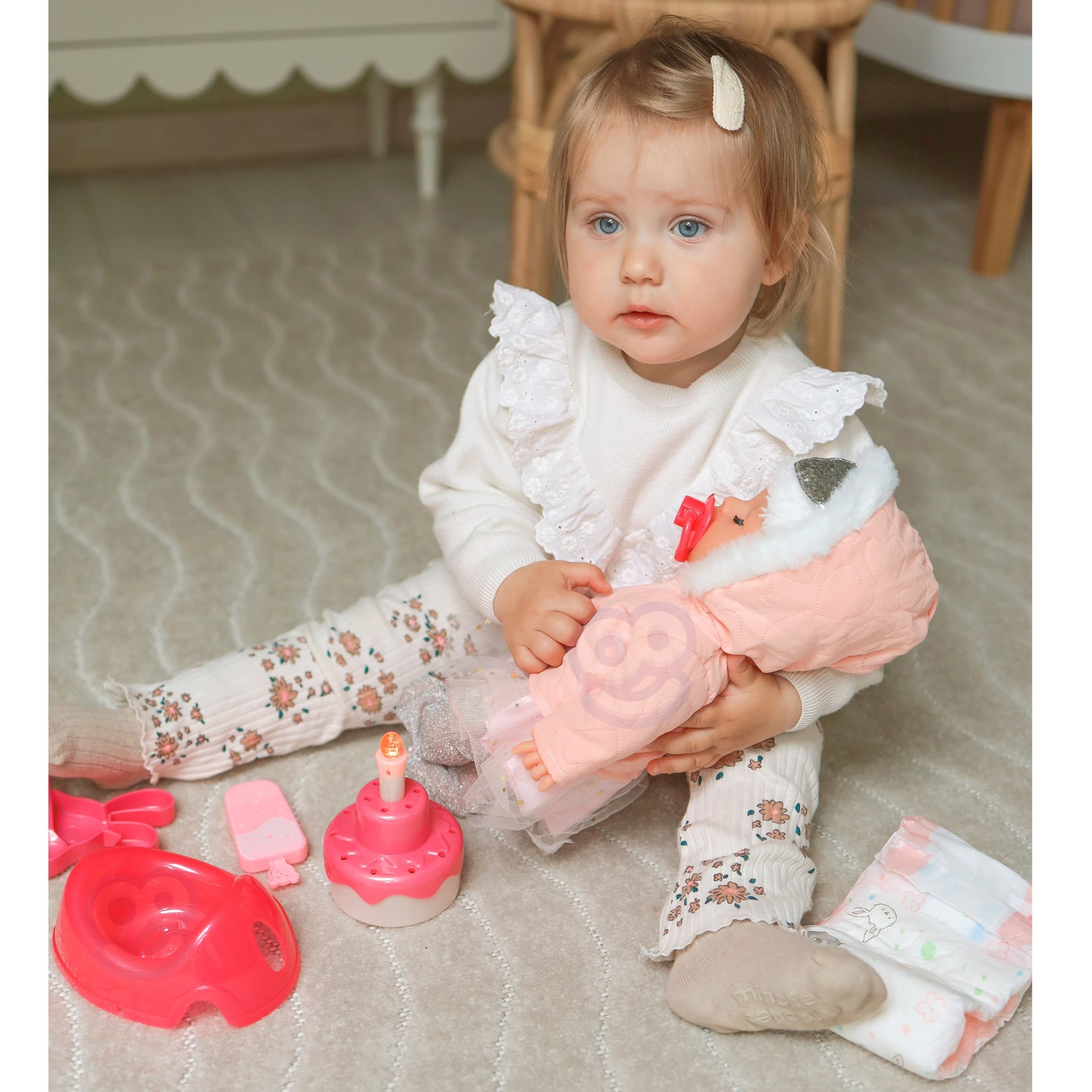 WOOPIE ROYAL Lalka Interaktywna Mała Zosia ma Urodziny 35 cm + Akc.