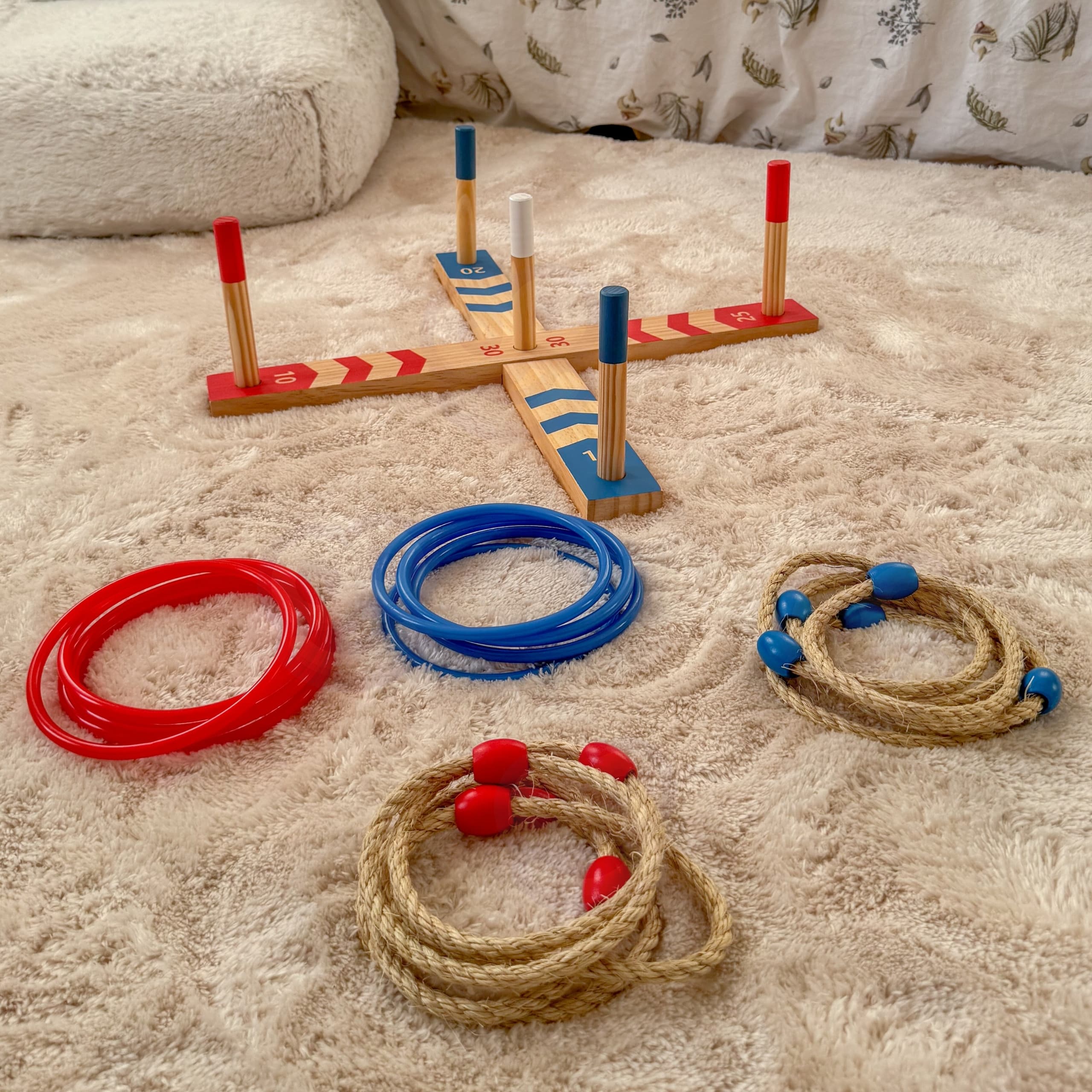 TOOKY TOY  Drewniana Gra Fun Serso Zręcznościowa Ring Cross