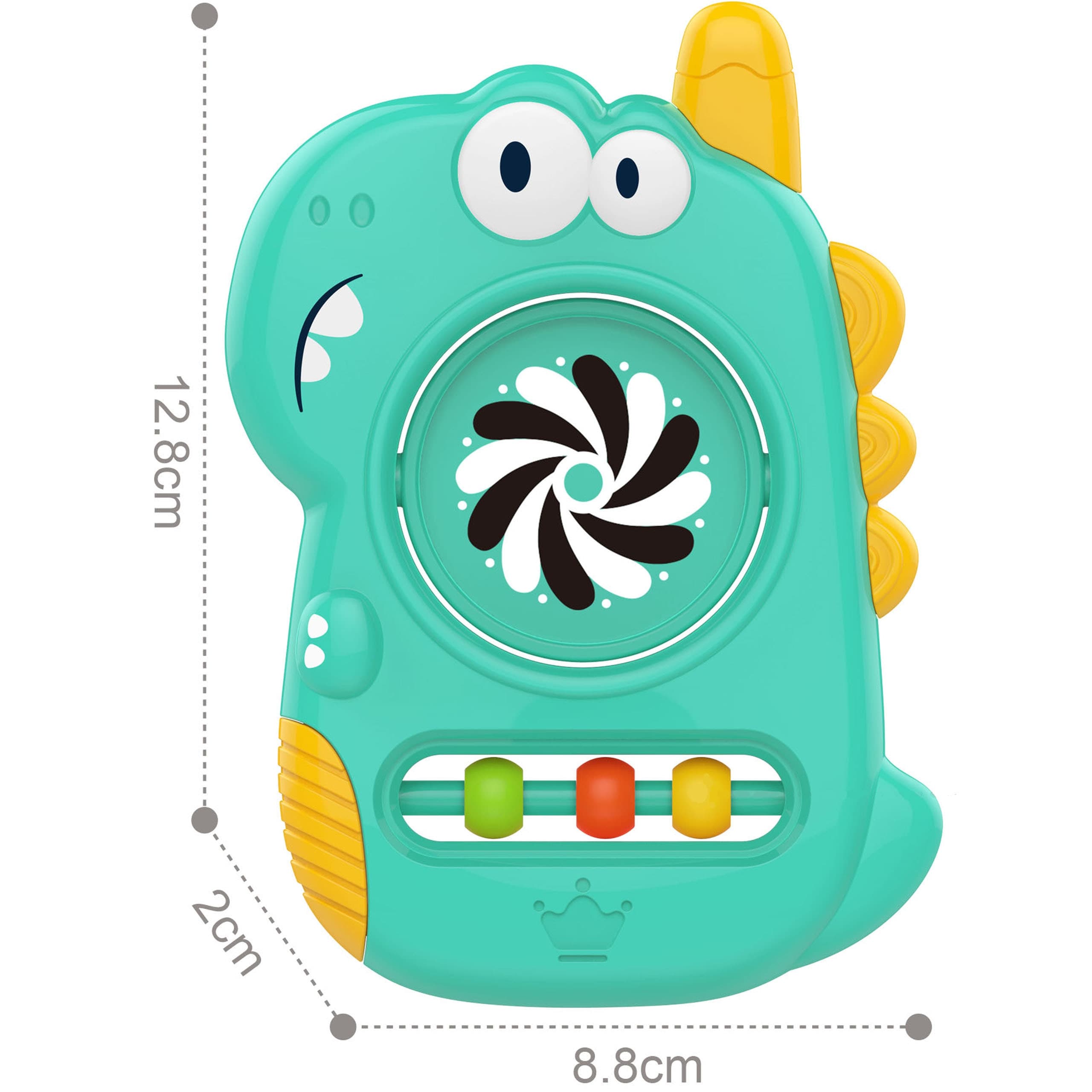 WOOPIE BABY Zabawka Sensoryczna Gryzak Lusterko Dino