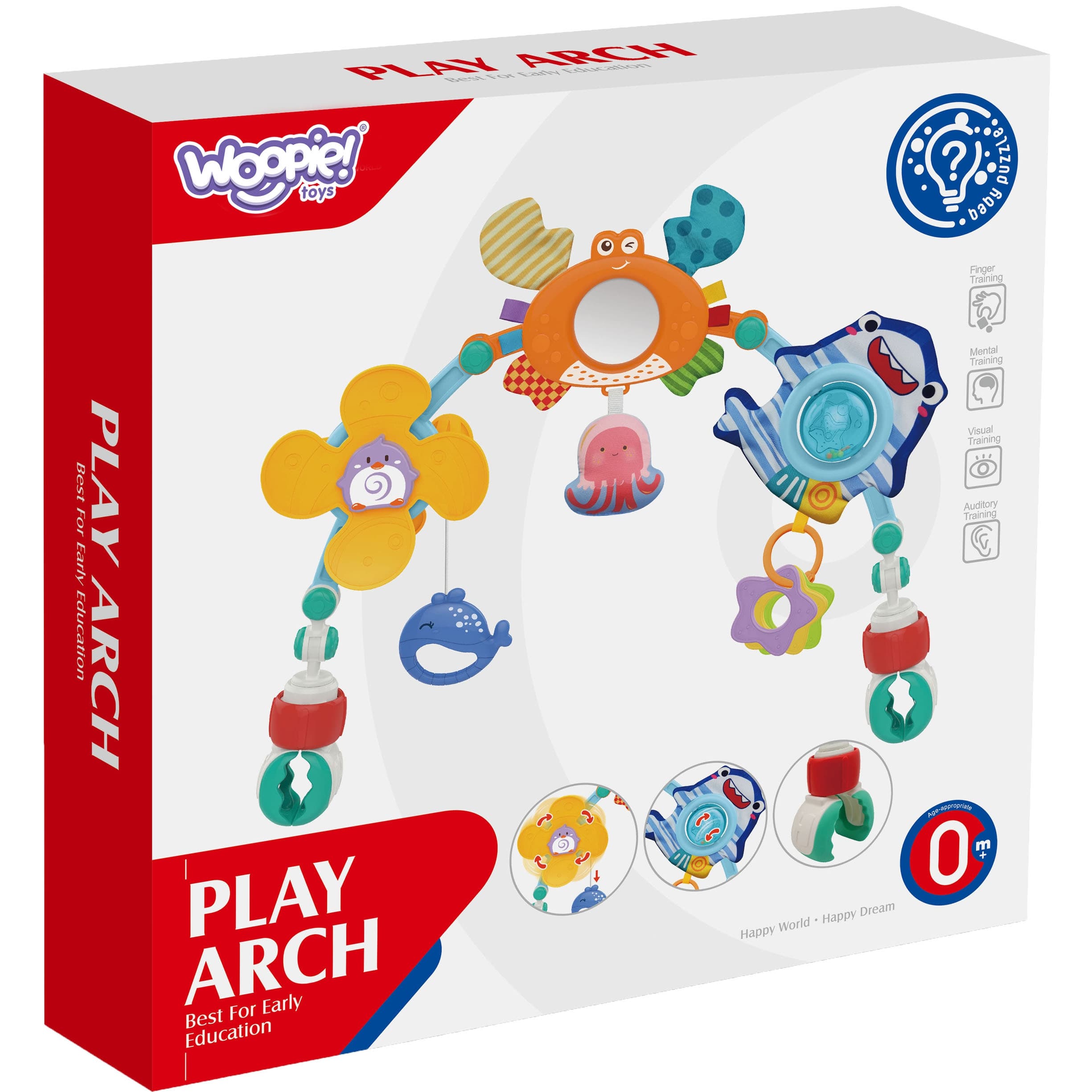 WOOPIE BABY Pałąk Łuk Zawieszka do Łóżeczka Wózka Fotelika