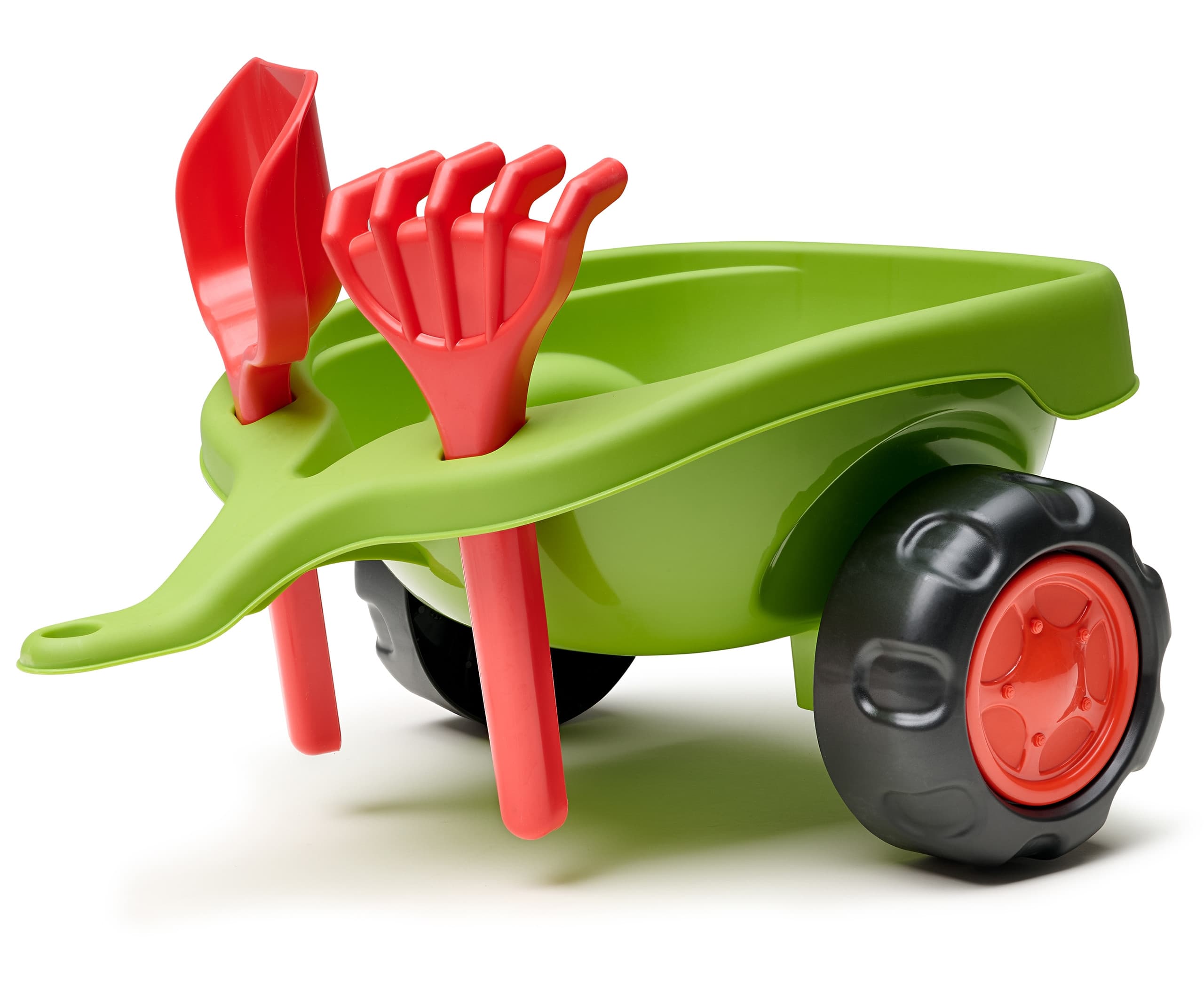 FALK Jeździk Claas 470 Arion Zielony z Przyczepką  + Zestaw do piasku