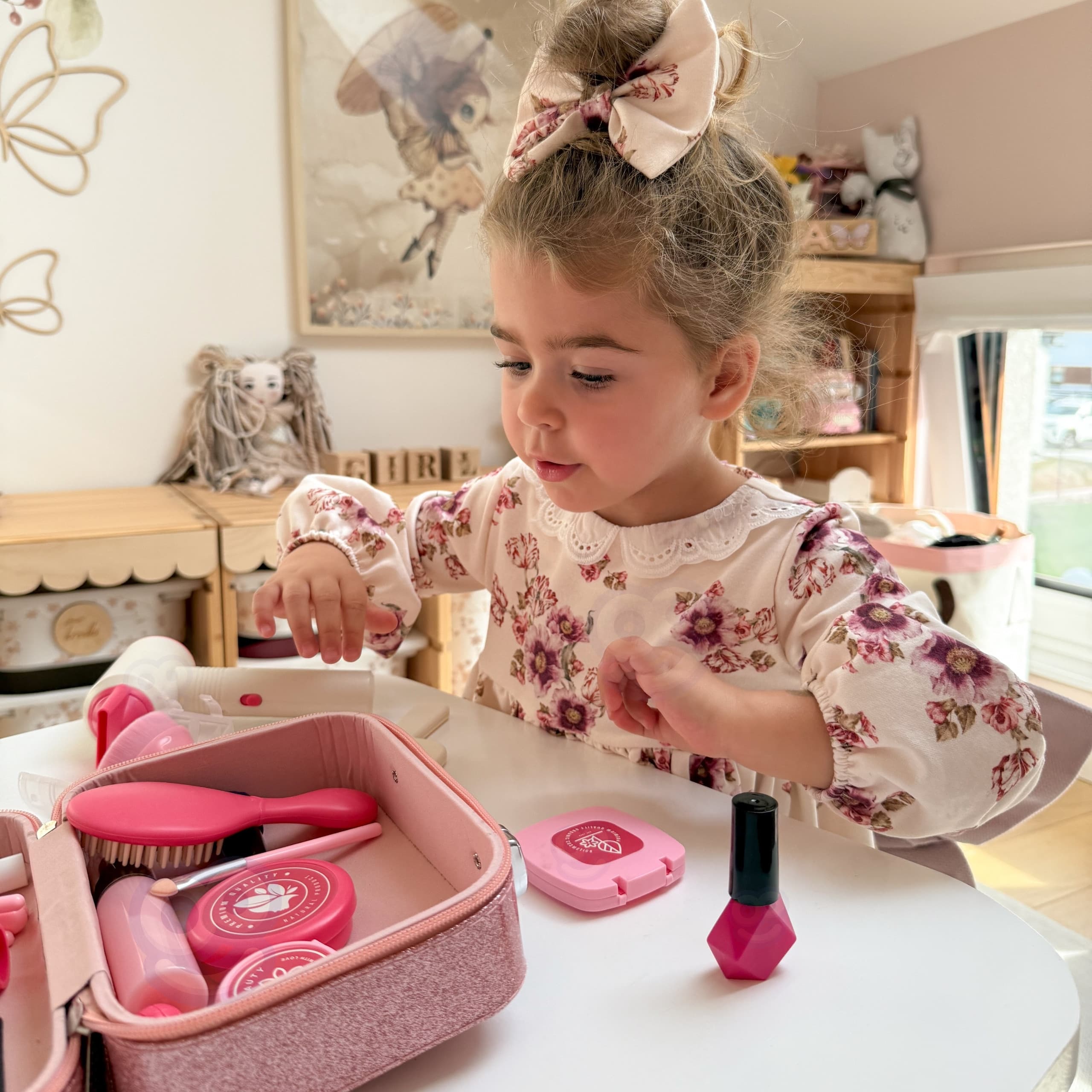 WOOPIE Salon Fryzjerski Kosmetyczka w Kuferku 2w1 43 el.