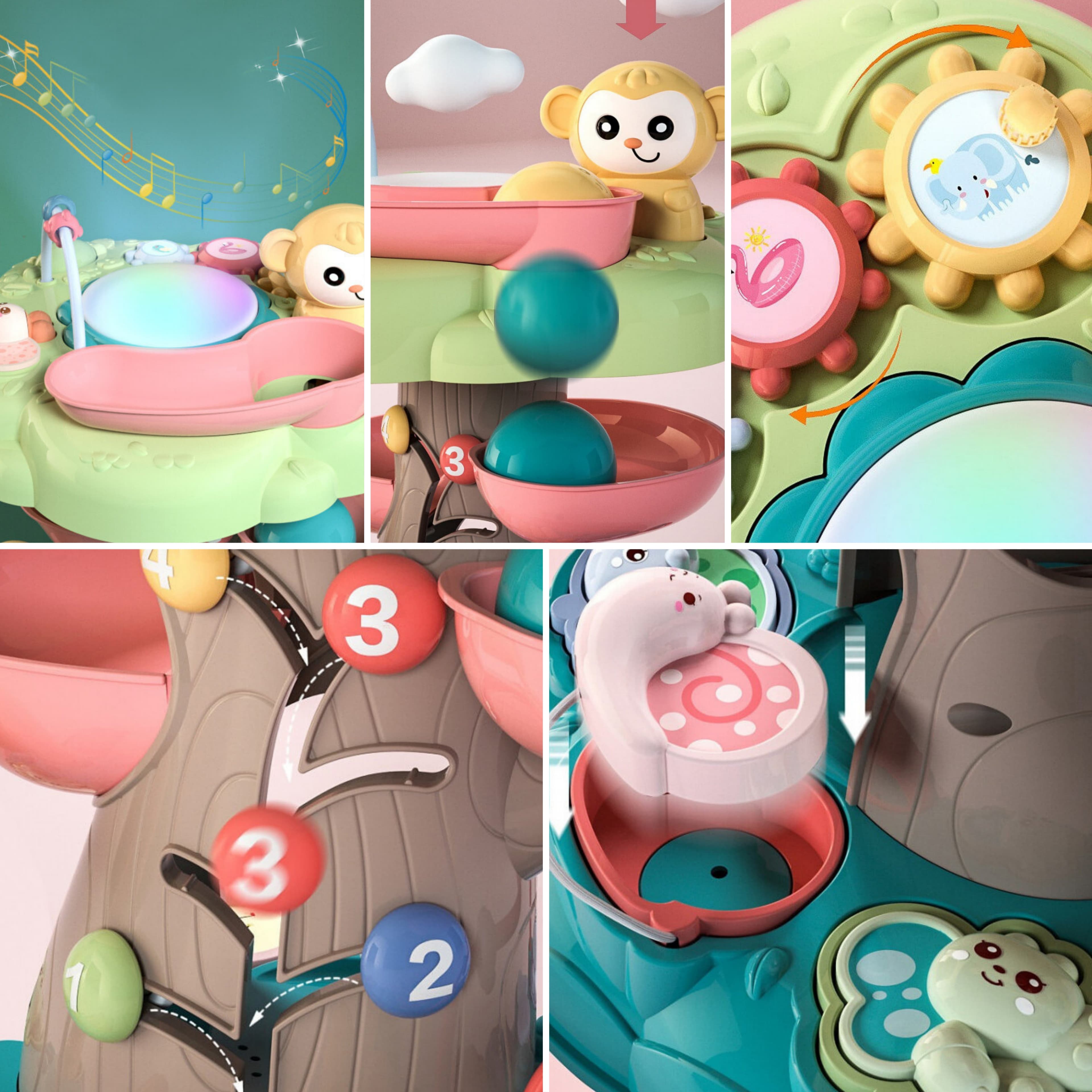 Interaktywne Drzewko Edukacyjne Pianino Led