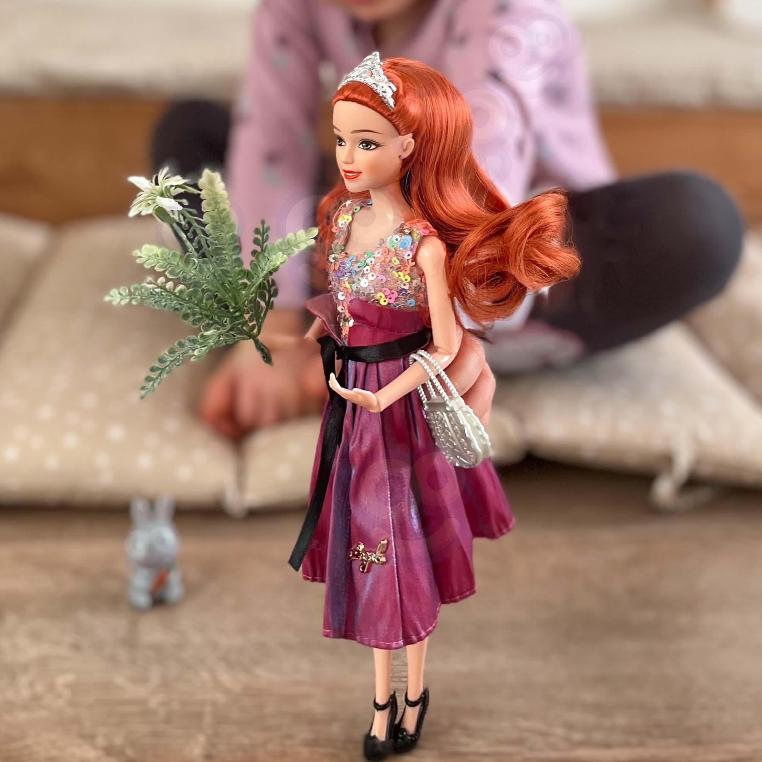 WOOPIE ROYAL Lalka Emi Style Fashion 32 cm - Stylowa Księżniczka w Różowej Sukni + Akcesoria