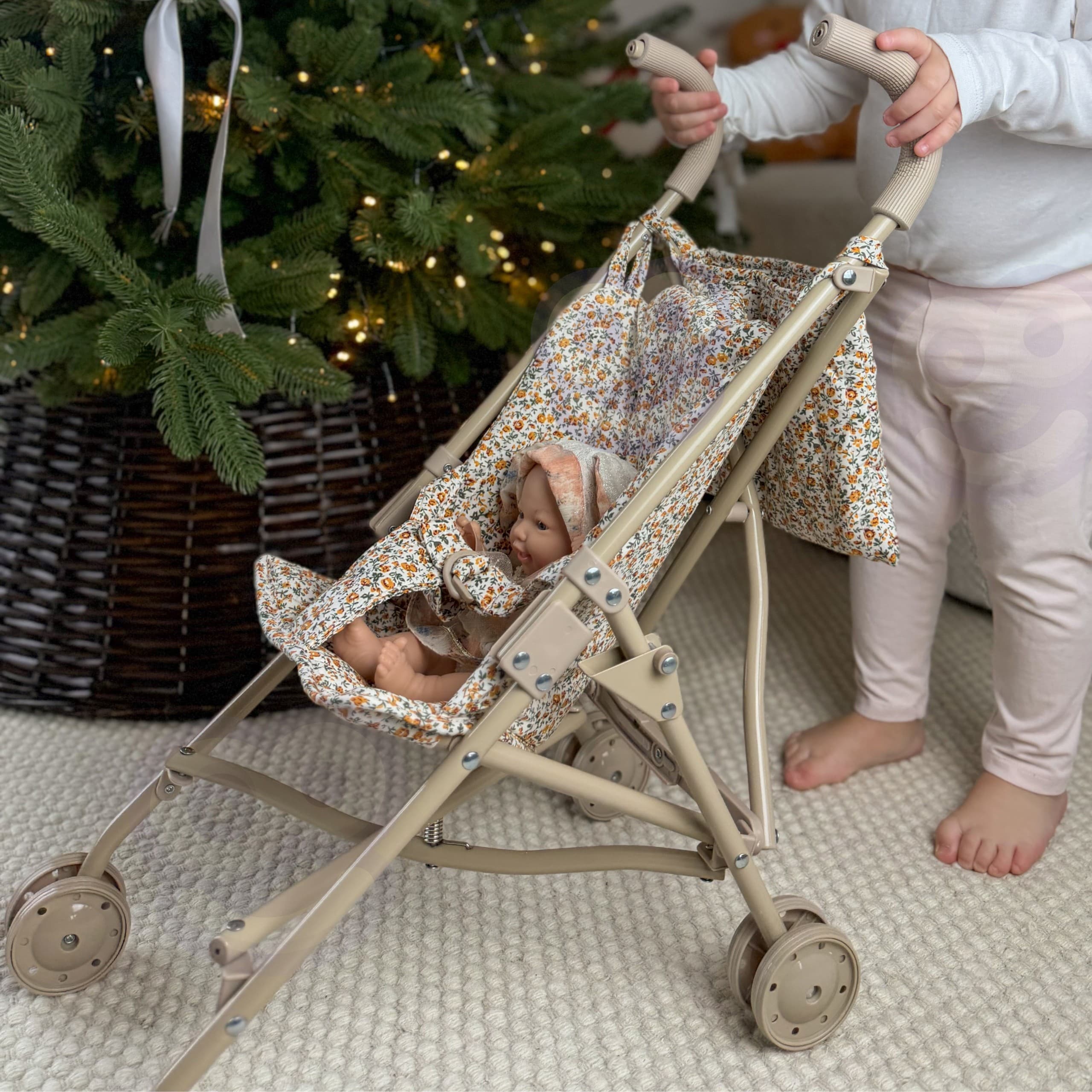 WOOPIE ROYAL Wózek dla Lalek Spacerówka Vintage Flower