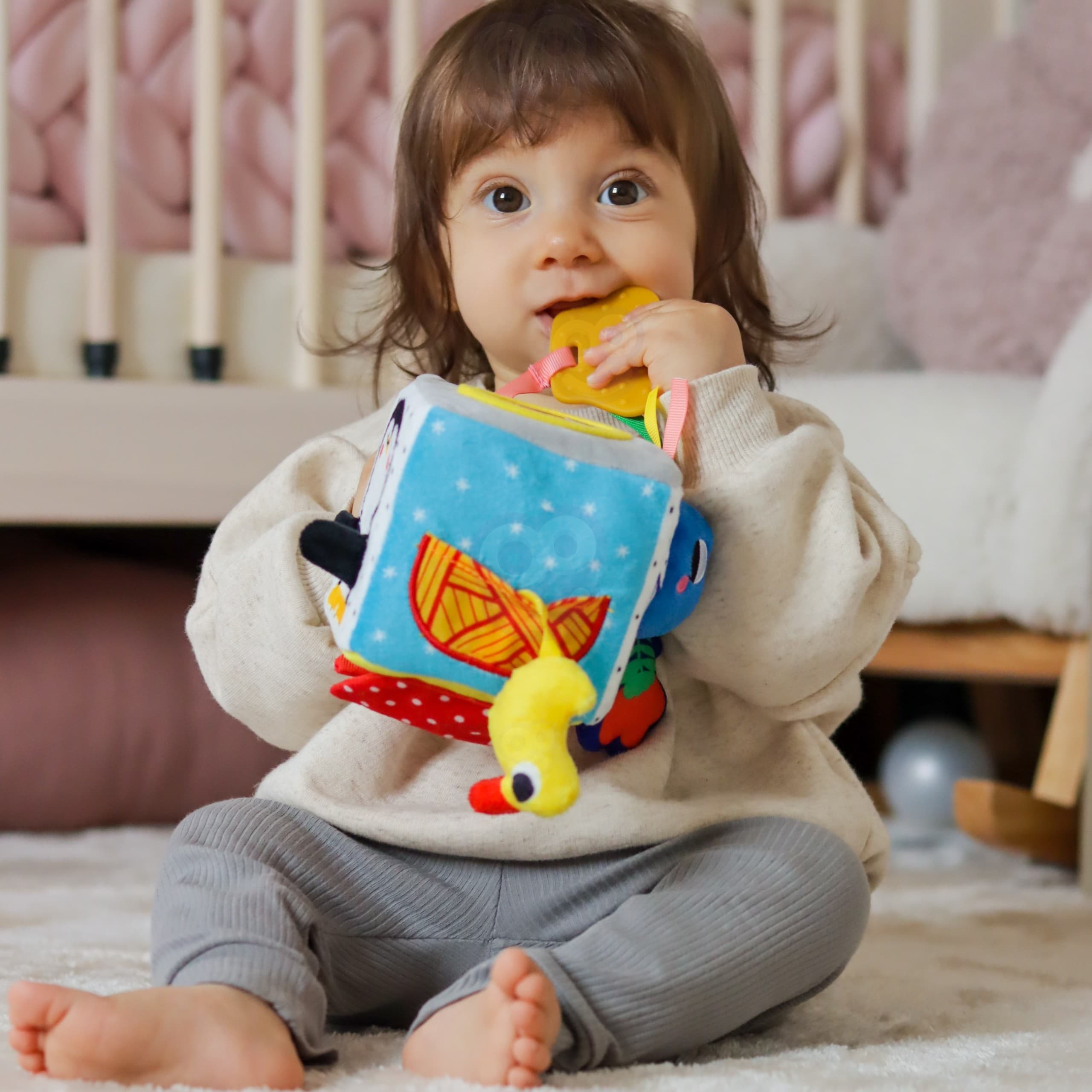 TOOKY TOY Box Pudełko XXL Montessori Edukacyjne 5w1 Sensoryczne 11-12 Mies