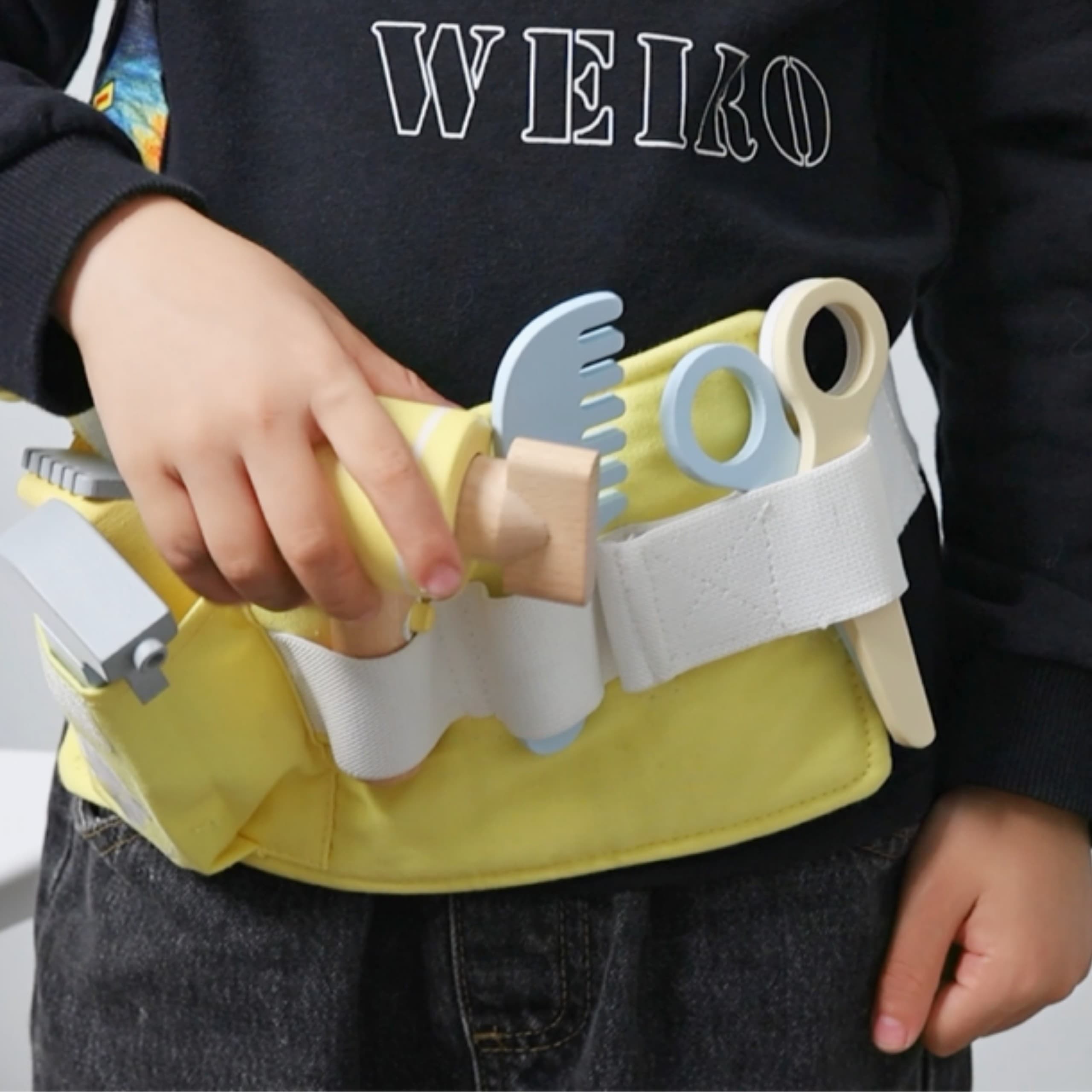 CLASSIC WORLD Zestaw Małego Fryzjera Pas z Akcesoriami  8 el.