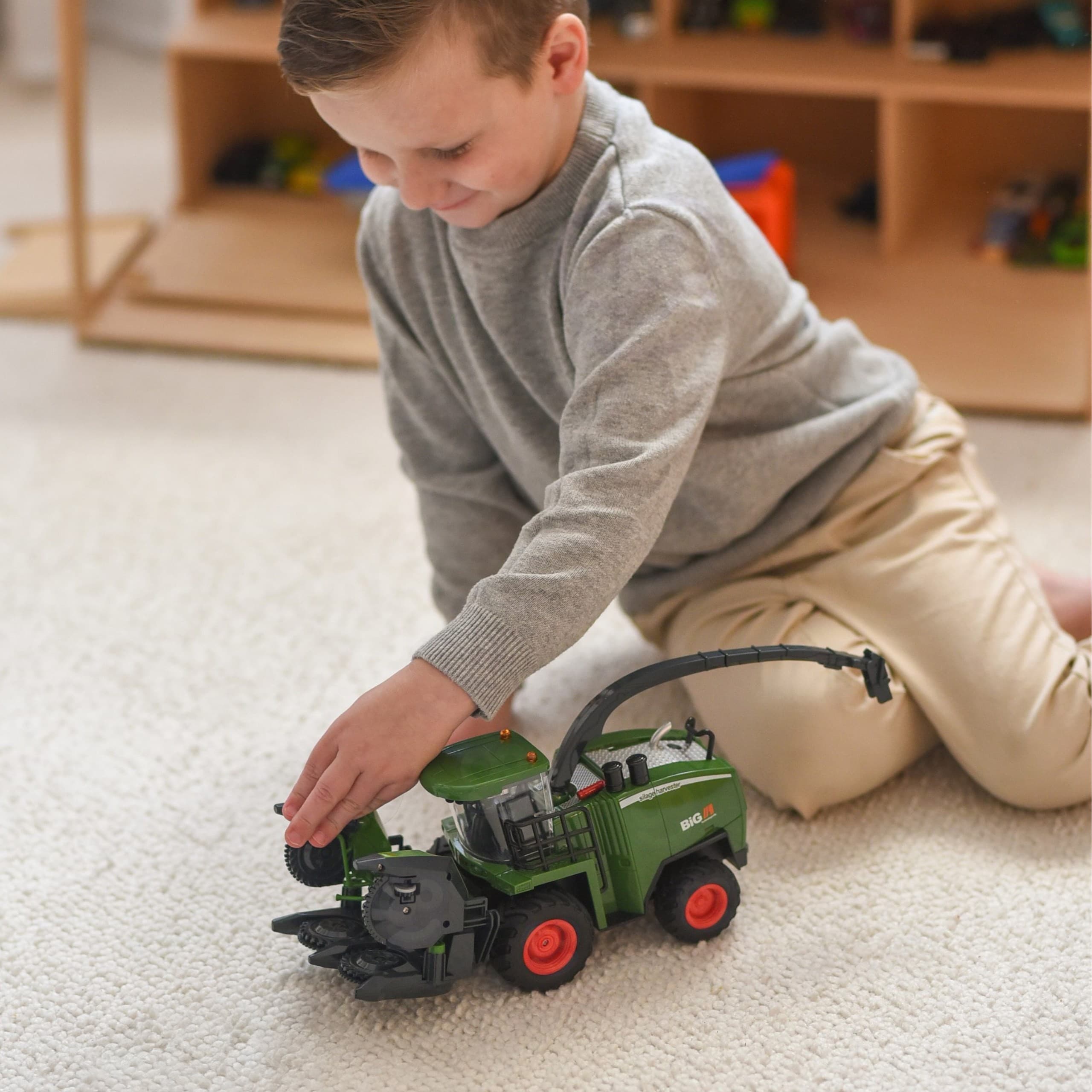 WOOPIE Kombajn z Napędem Inercyjnym Zestaw Zielony