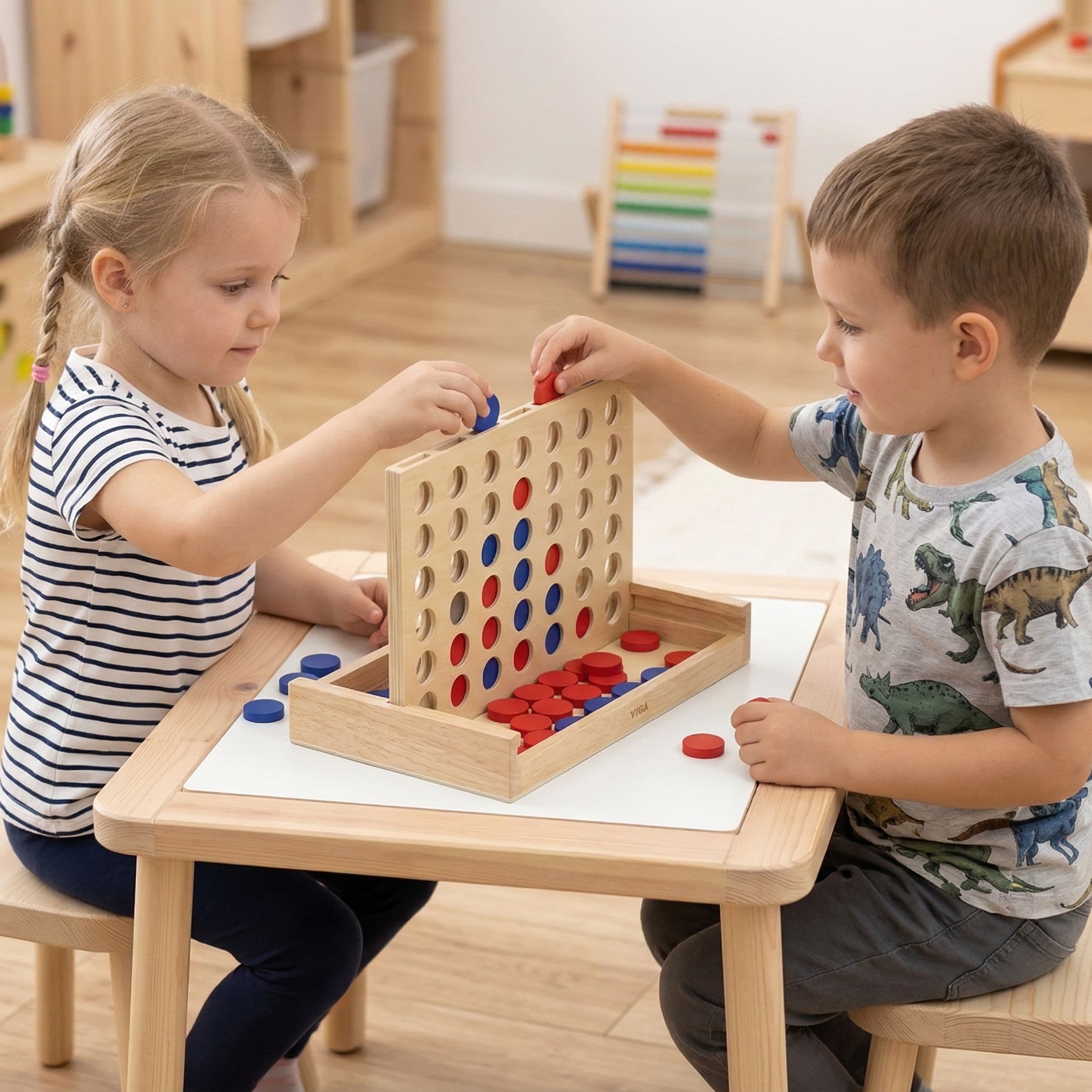 VIGA Gra logiczna 4 w Rzędzie 4 In a Row