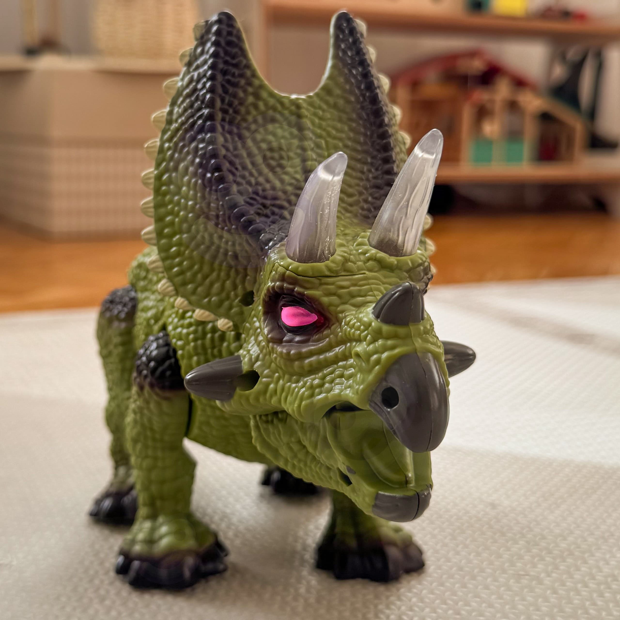 WOOPIE Dinozaur Zdalnie Sterowany RC Robot Triceratops