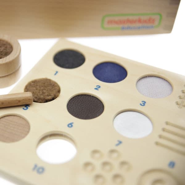 Zgaduj Dotykiem Materiał I Faktura 12 Elementów Montessori